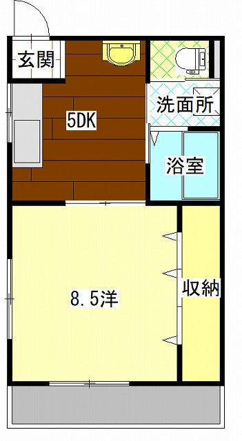 アルカサール・アンの間取り|※間取り反転の場合あり