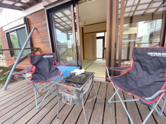 【外観】 | ウッドデッキでBBQを楽しめます