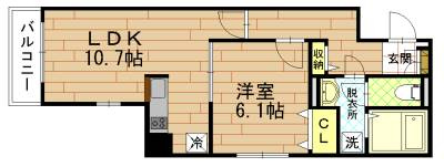 Grange四条大宮（グランジェ四条大宮）の間取り