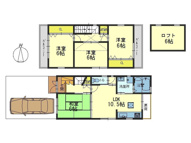 山科区大塚森町　中古戸建の画像