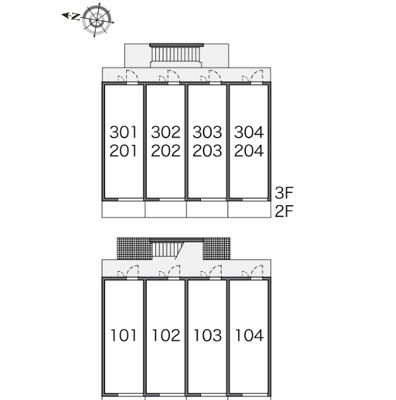 【区画図】 | ノーブルシャトーⅡ