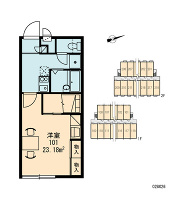 【区画図】 | レオパレスＹＡＯ
