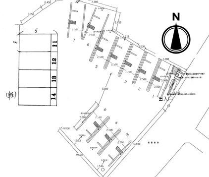 久々知2丁目78-1（管理番号：65）の区画図