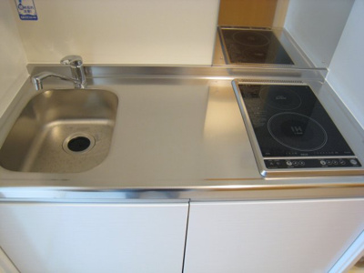 【キッチン】 | クレイノ大物 | IH&ラジエントヒーターの2口コンロ完備
