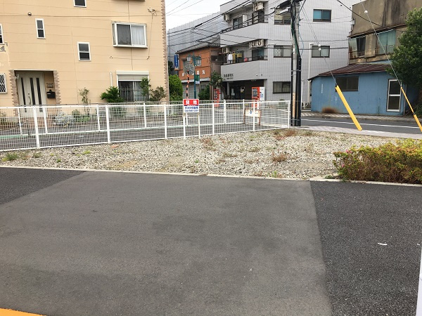 足立区西綾瀬４丁目の事業用地の外観