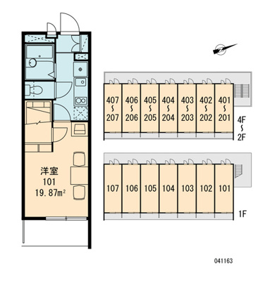 【区画図】 | レオパレス米米