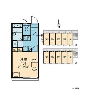 【区画図】 | レオパレス春日丘