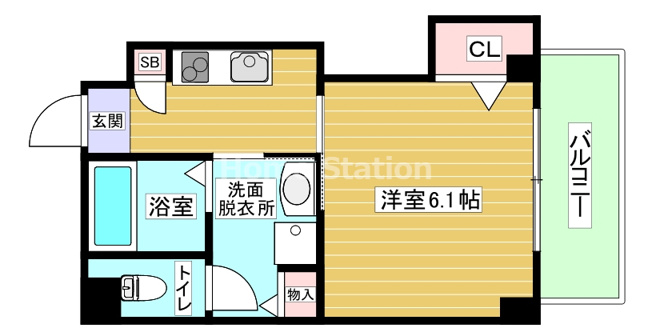 【間取り】 | オリエンタル福島