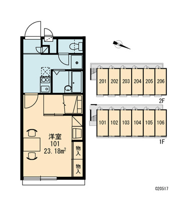 【区画図】 | レオパレスオアシス