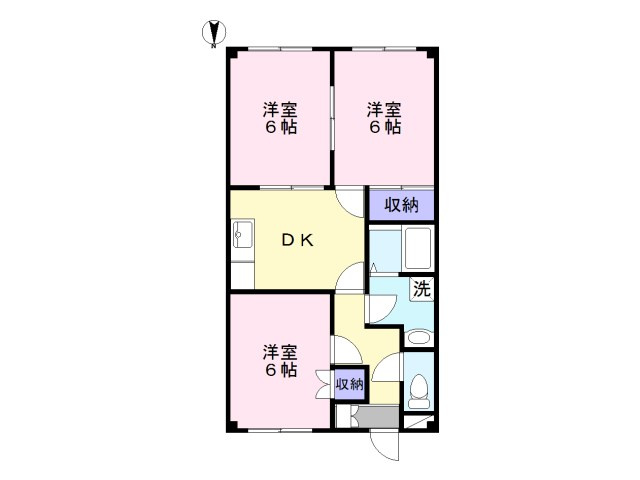 セルアーモ春日部の間取り|使いやすい間取りです