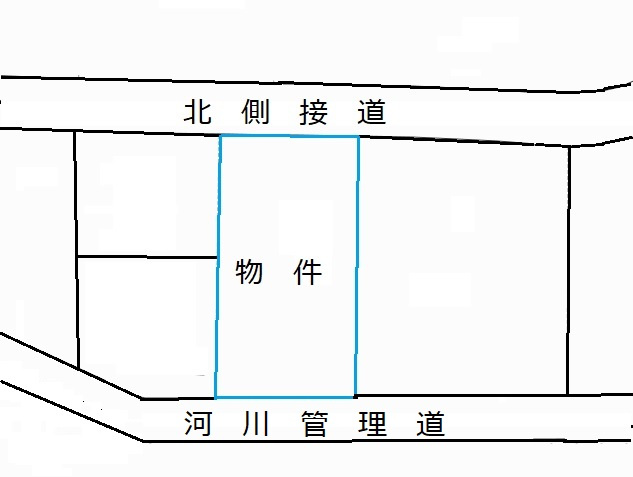 土佐市蓮池の土地図