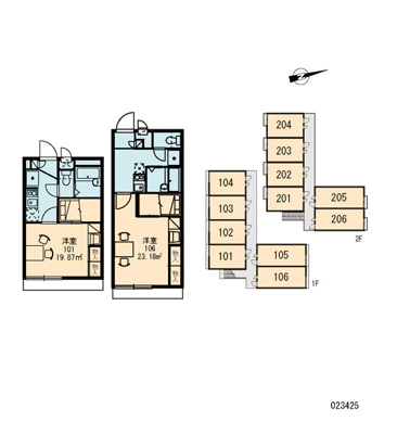 【区画図】 | レオパレスＳＹＯＵⅡ