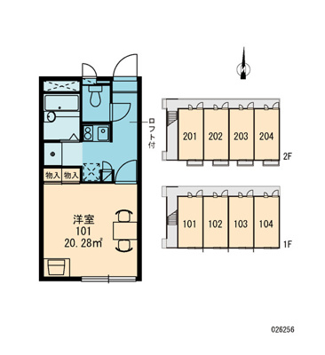 【区画図】 | レオパレス三葉