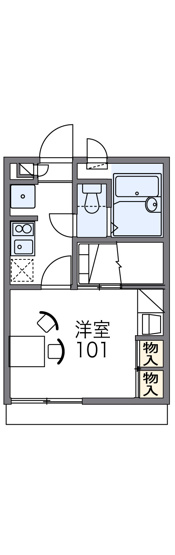 【間取り】 | レオパレスシンフォニー