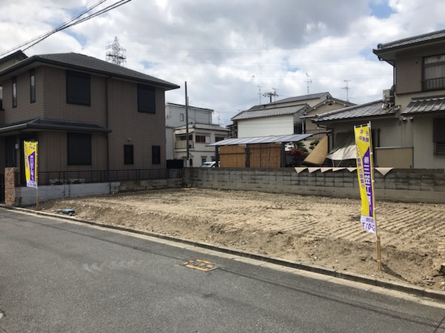 グラッド・タウン　ニュー氷野２丁目の前面道路含む現地写真|■土地は約４０坪　１区画限定♪♪
