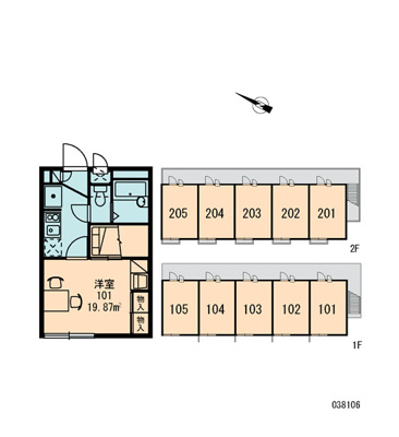 【区画図】 | レオパレスラパン