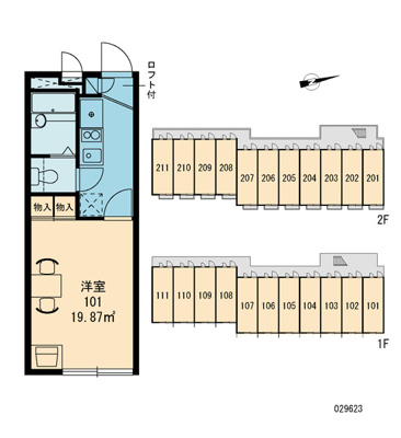 【区画図】 | レオパレススプルース鳴尾