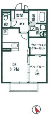 ルミエールＫⅡの間取り