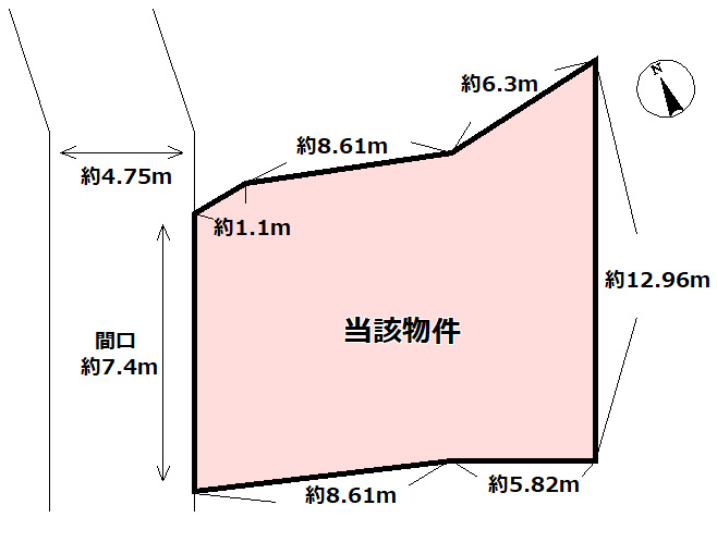 三田市高次２丁目　土地