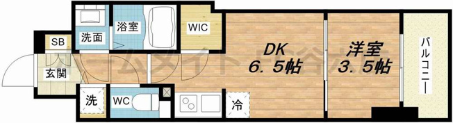 【間取り】 | スワンズシティ谷町ブリエ
