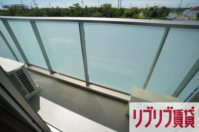 パークサイドSOGAのバルコニー