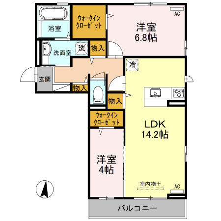 FORESTの間取り