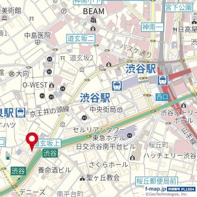 【地図】 | サンテミリオン渋谷道玄坂