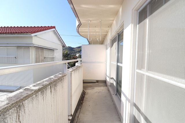 レジデンス・ニチューのバルコニー|落ち着いた時間を過ごせるバルコニーです