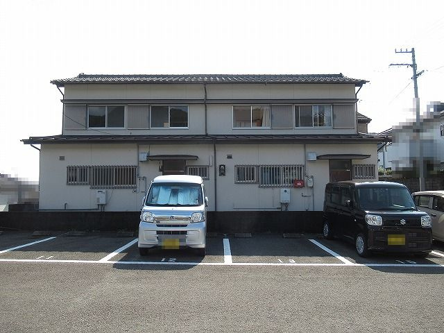 加賀野井棟割貸家の外観|外はこのようになっています