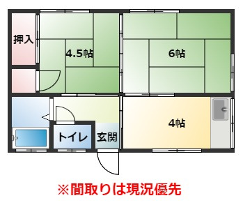 前川アパートの間取り