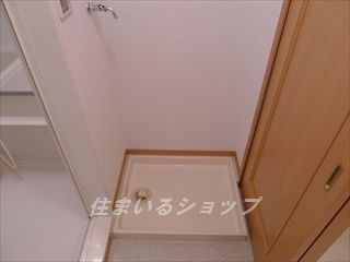 広島市安佐北区大林２丁目のアパートの設備|洗濯機置き場