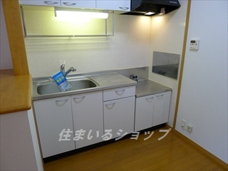 広島市安佐北区大林２丁目のアパートのキッチン