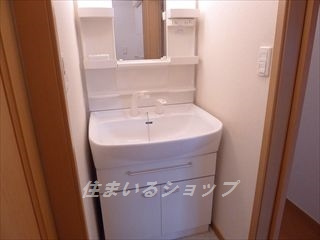 広島市安佐北区大林２丁目のアパートの洗面所|シャンプードレッサー
