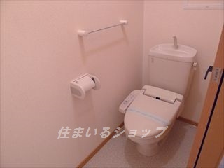 広島市安佐北区大林２丁目のアパートのトイレ|シャワートイレ