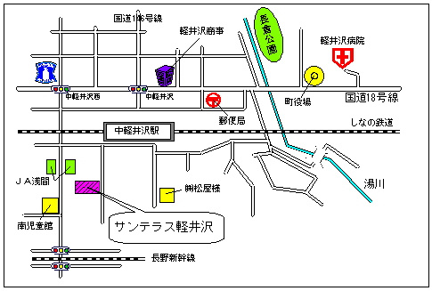 エキチカのスローライフの地図