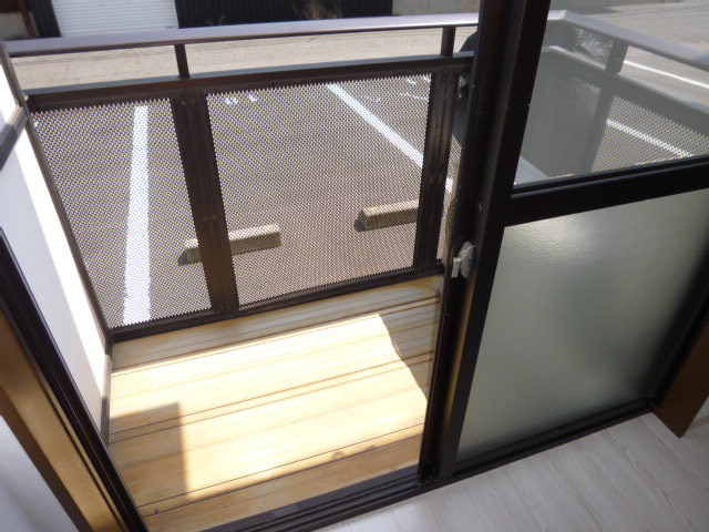 フォブール三冠Ｂのバルコニー