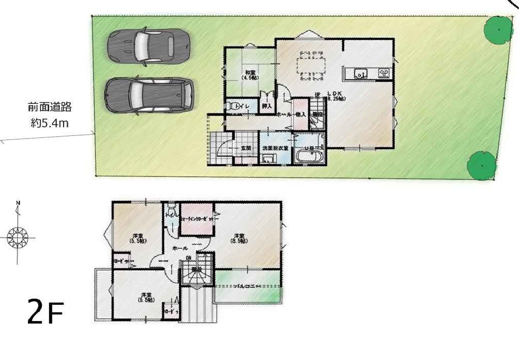 ◆建築条件無し◆旭丘2丁目土地♪の画像