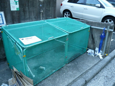 【その他共用部分】 | ラ・ヴィレットオリモ | 敷地内ごみ置き場でごみ出しもらくらく～♪忙しい社会人さんや主婦さんにもうってつけ！