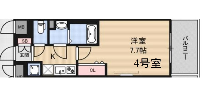 【間取り】 | Luxe海老江Ⅱ