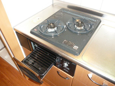 【キッチン】 | メゾフォルテ | お料理好きに嬉しい2口コンロにグリル付きです（＃^.^＃）