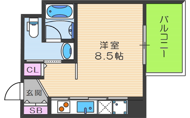 【間取り】 | イノセント堂山