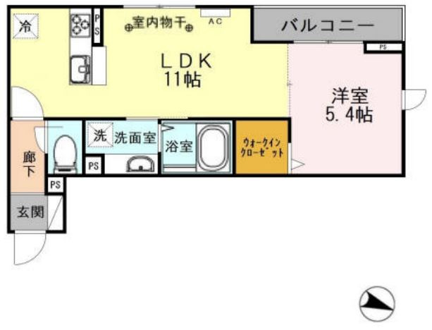 サニーヴィラの間取り