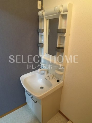 【独立洗面台】 | シャトーリ幸田 | 朝の身支度には欠かせない独立洗面化粧台