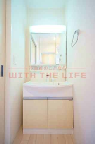 ユニヴァリィサクセス【10,000円キャッシュバック対象物件】の独立洗面台|独立洗面台、朝の身支度には欠かせません