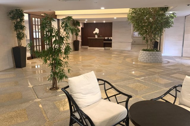 なんばセントラルプラザリバーガーデンC棟のエントランス