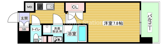 【間取り】 | プール・トゥジュール梅田ウエスト