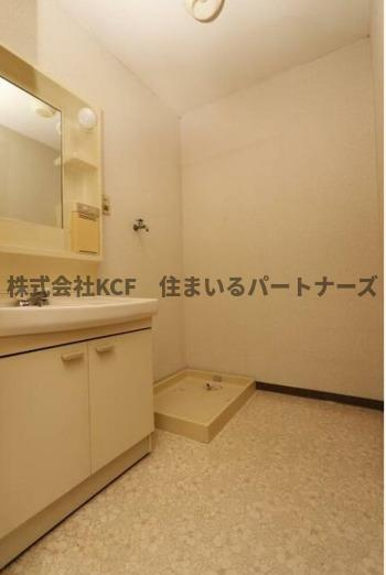 リバーサイド東合川の洗面所|忙しい朝には欠かせない洗面所です