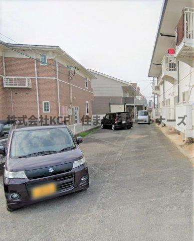 リバーサイド東合川の駐車場|駐車場完備です