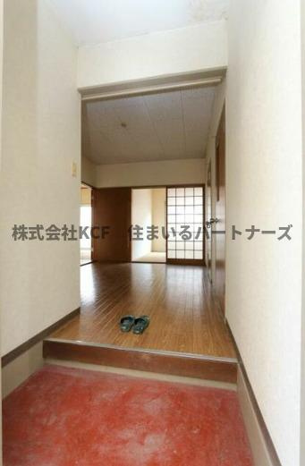 リバーサイド東合川の玄関|ゆったりとした玄関です