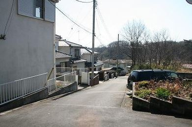 【土地】比企郡吉見町南吉見 売地 区画Bの前面道路含む現地写真|前面道路含む現地写真です